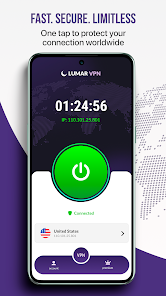 Lumar VPN One Tap Auto Connect Button for MPT and ATOM
